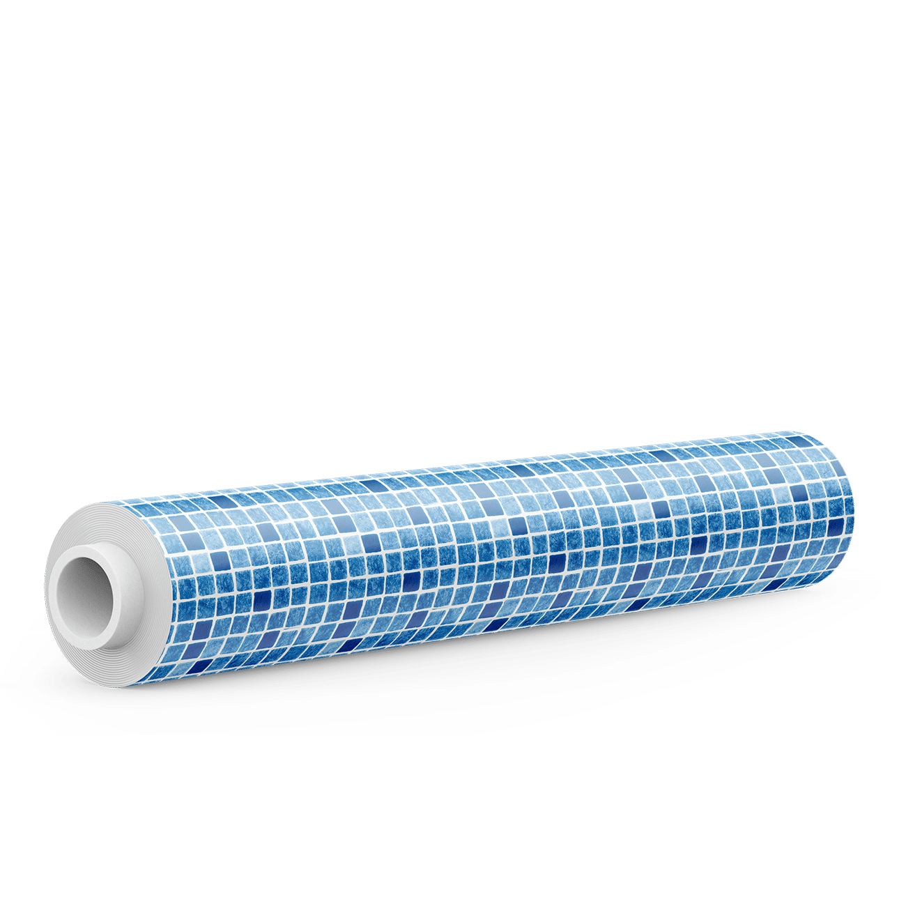 Blå mosaikmönstrad liner 